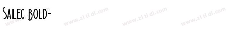 Sailec Bold字体转换